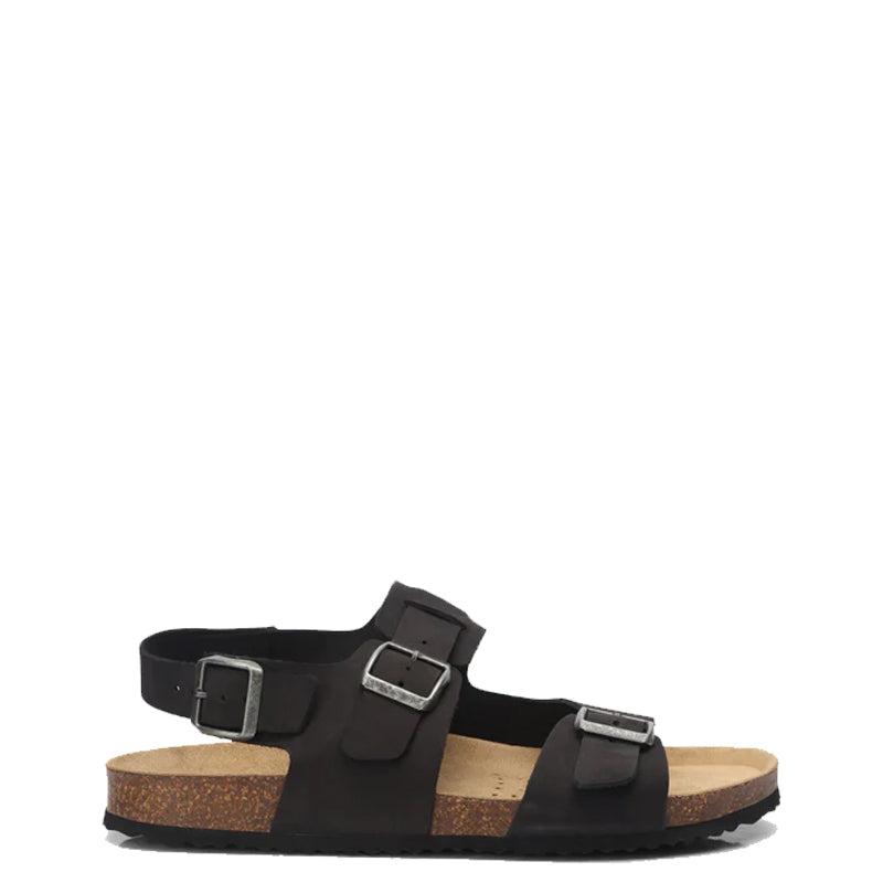 Back Strap Leather Comfort Brown Sandal