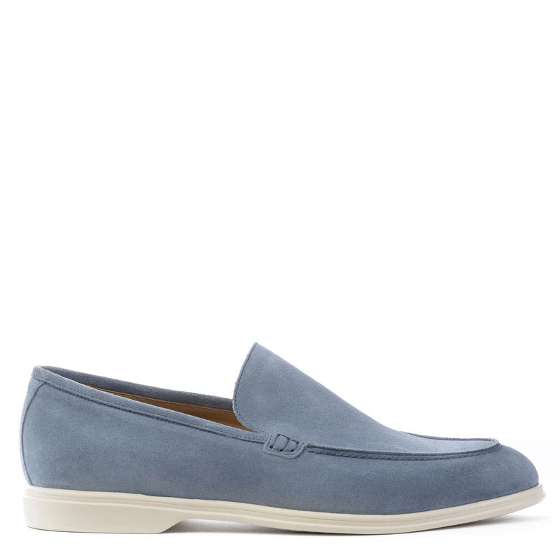 Premium Suede Leather Beige Loafer For Men