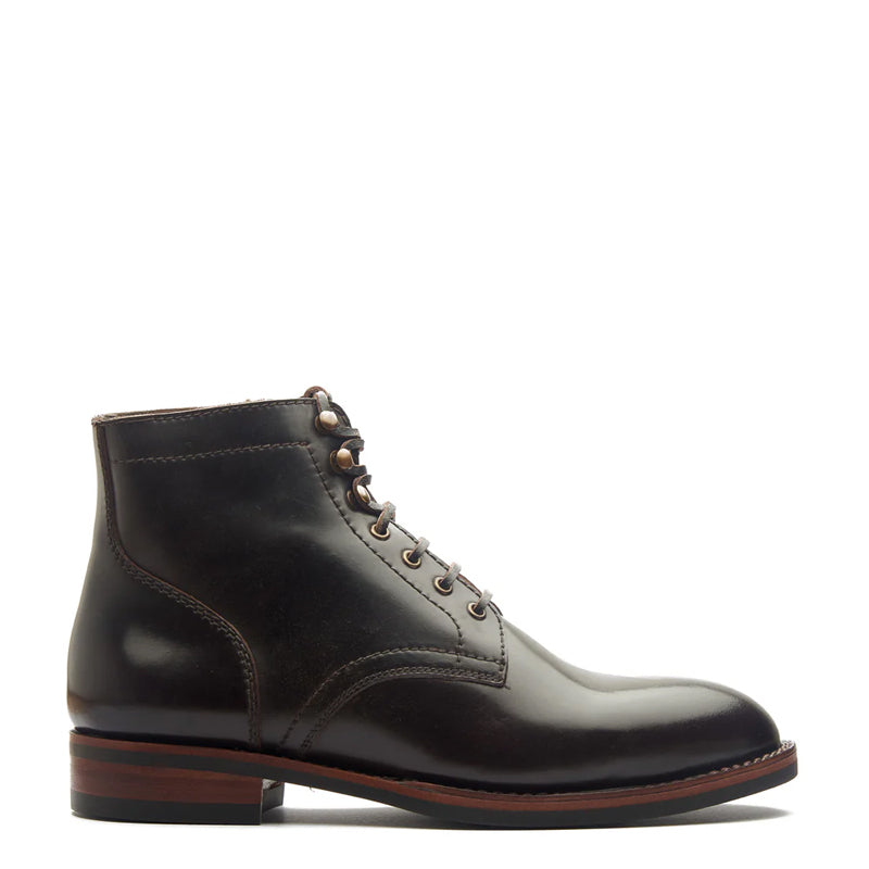 Handmade Lace Up High Leather Ankle Boots