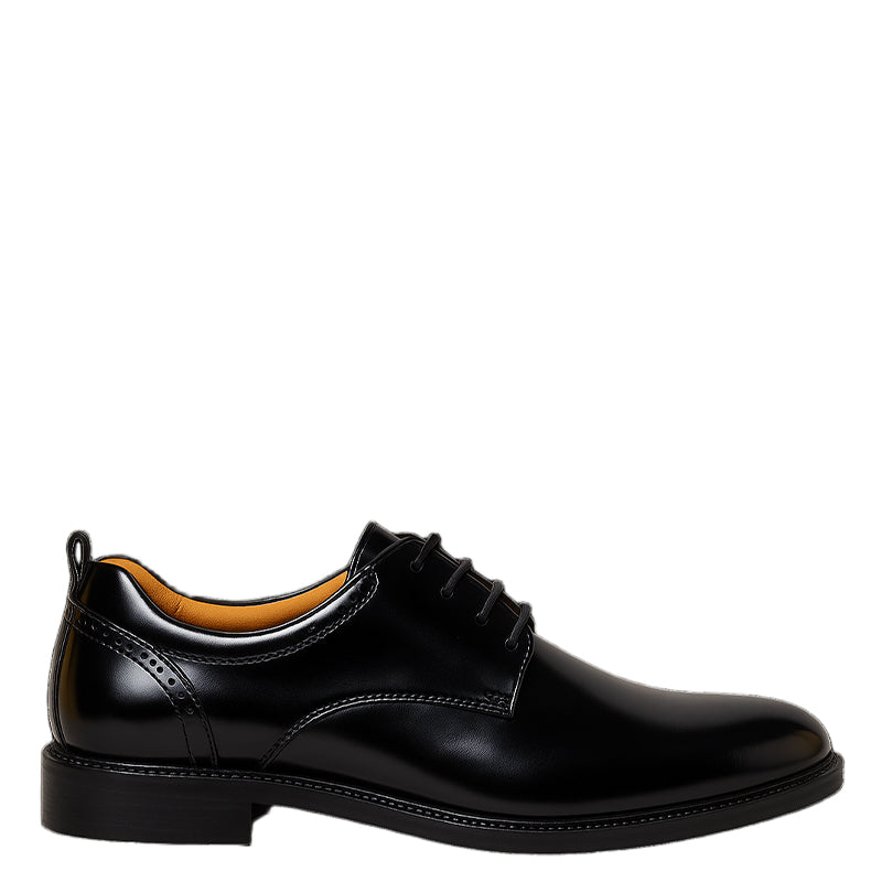 Obsidian Leather Lace-up Formal Shoe