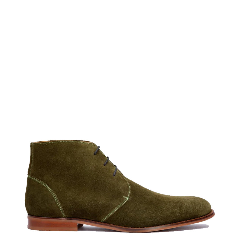 Men Suede Handmade Leather Chukkas Boot