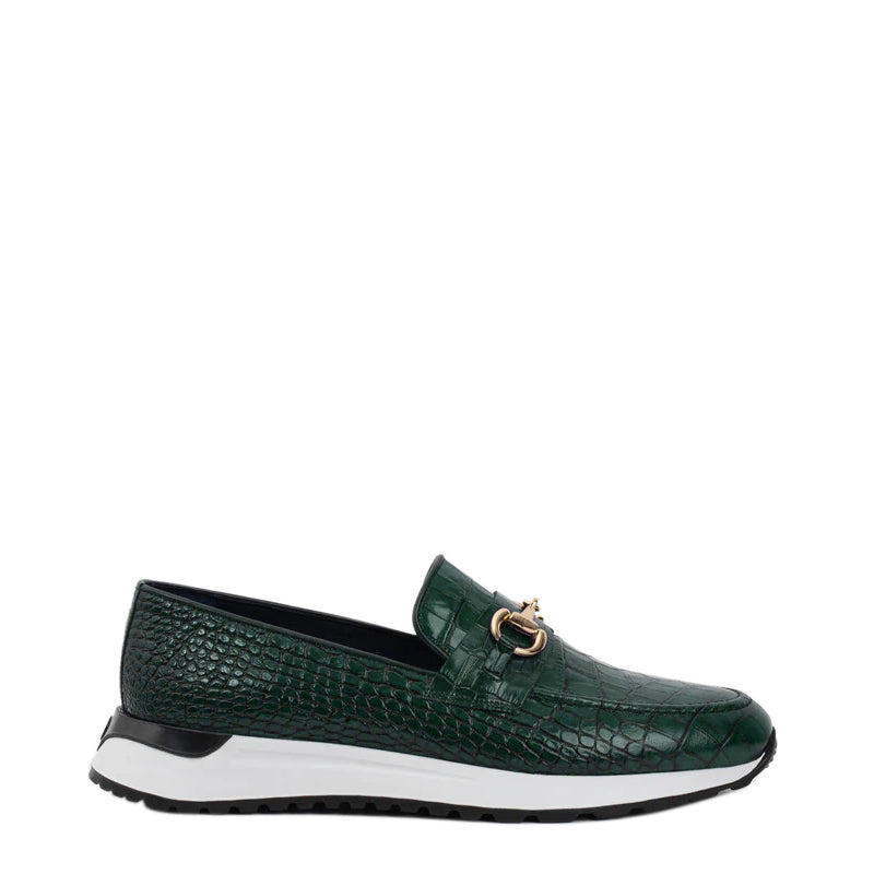 Crocodile Leather Loafer Men s Shoe