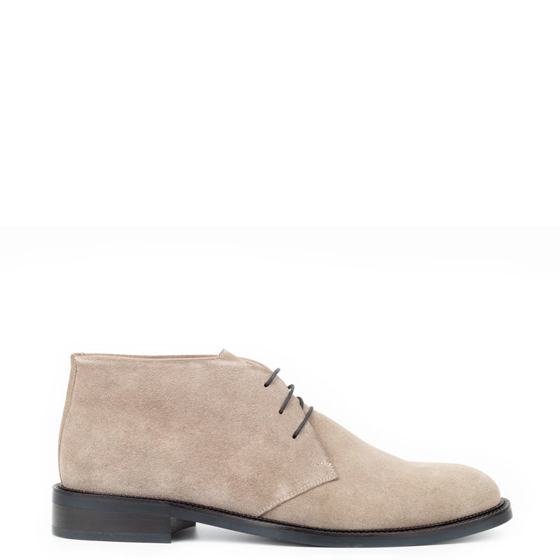 Suede Classic Leather Chukkas  Off White Boot For Men