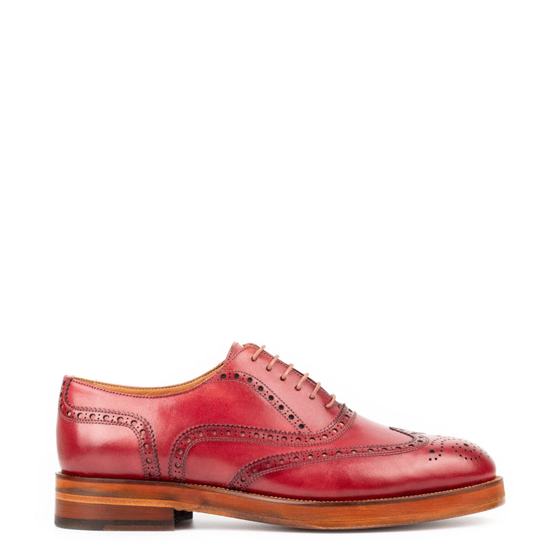 Classic Design Wingtip Pure Leather Oxford Shoe