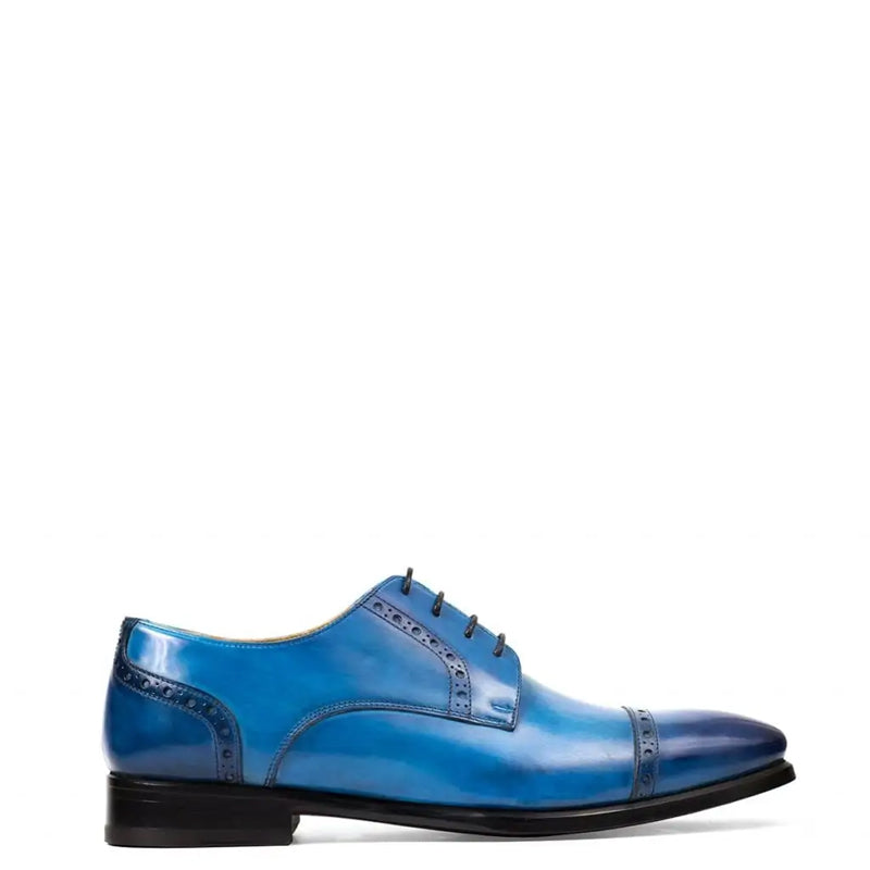 Premium Handmade Leather CapToe Oxford Brown Shoe