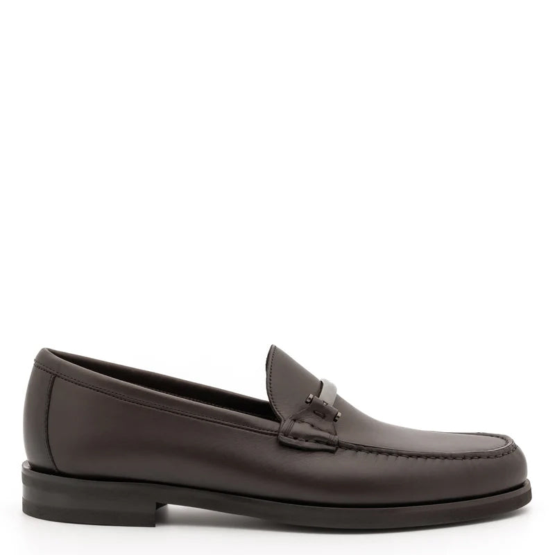 Classy Slip On Leather Brown Loafer