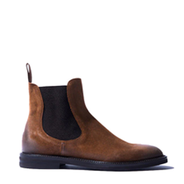 Classic Chelsea Coloured Suede Leather Boots
