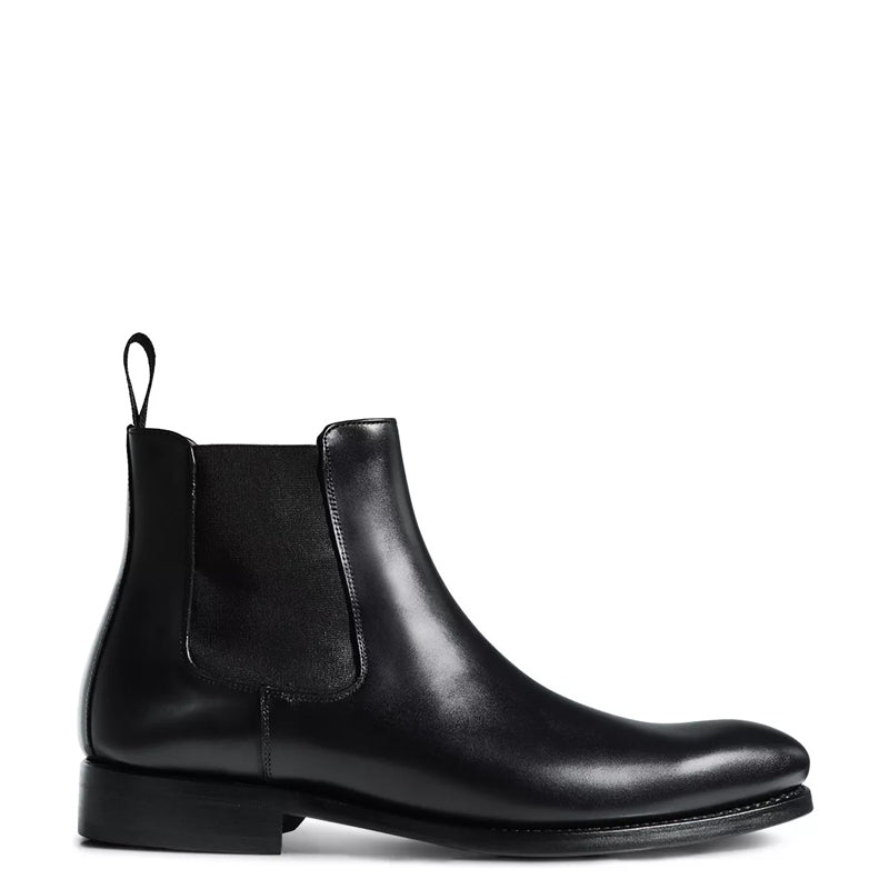 Midnight Classic Solid Leather Chelsea Boot