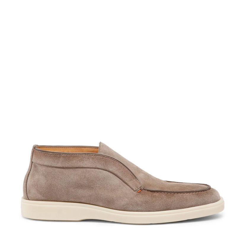 Burgundy Suede Loafer For Men