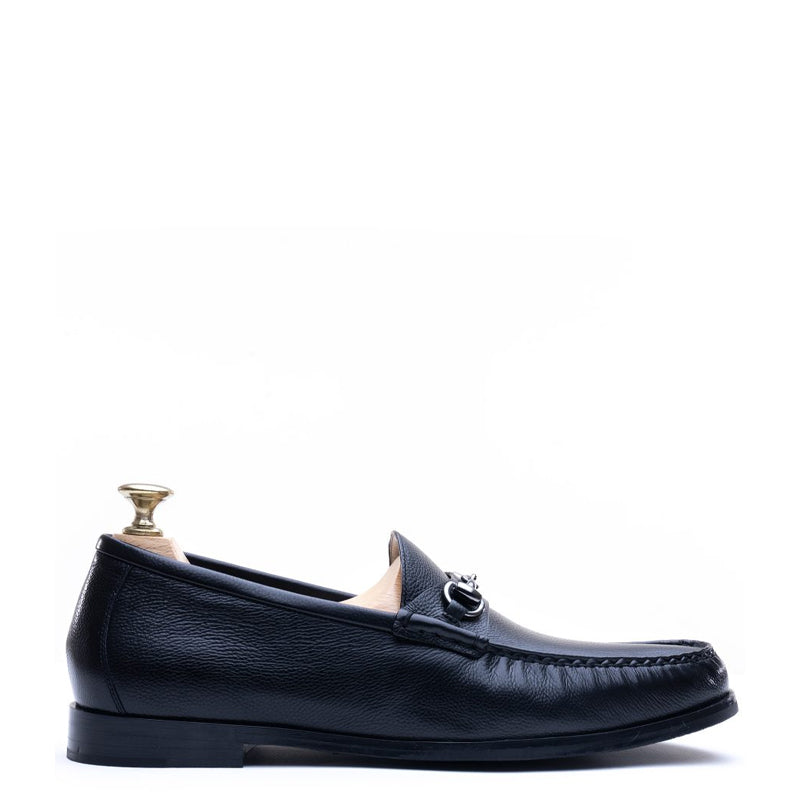Men Tuscany Buckle Leather Brown Loafer
