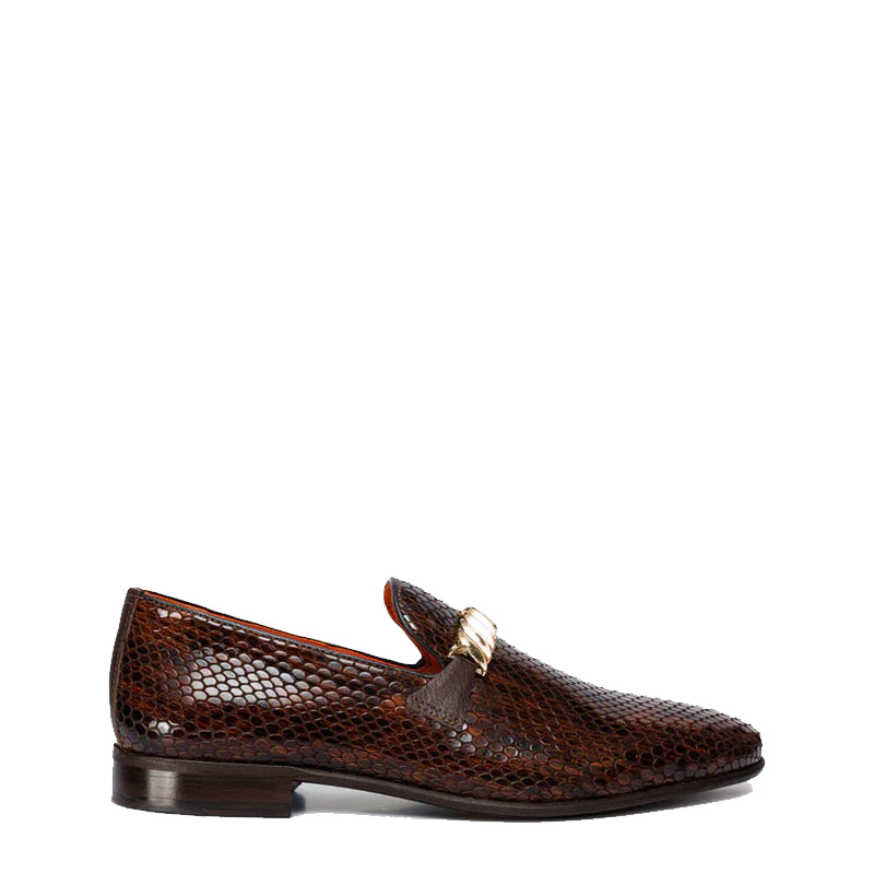 Black Bit Dress Loafer Men Shoe