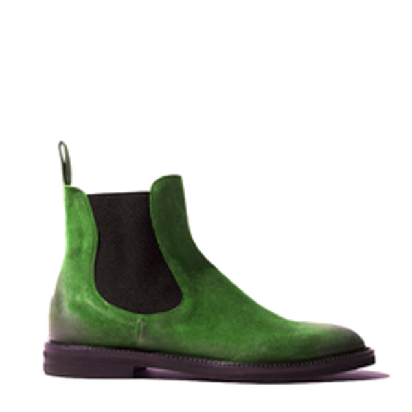 Classic Chelsea Coloured Suede Leather Boots