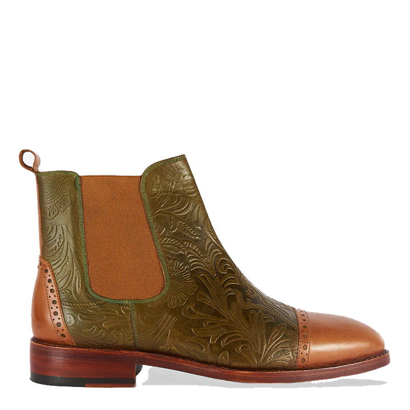 Textured Chelsea Olive