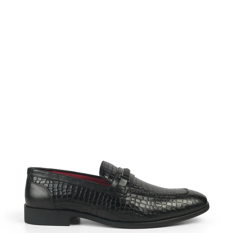 Men Crocodile Pattern Leather Stylish Loafer