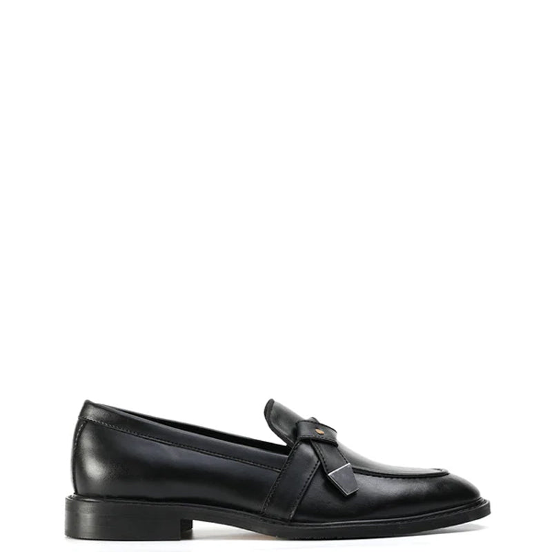 Men Slip-On Polished Leather Formal Burgundy Loafer