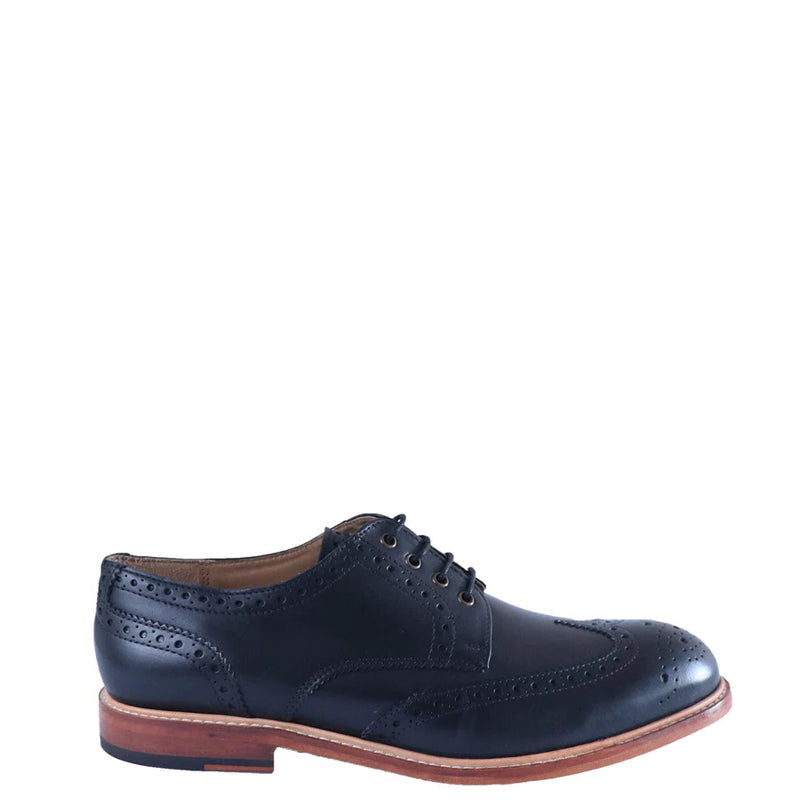 Classic Design Solid Leather Derby Shoe