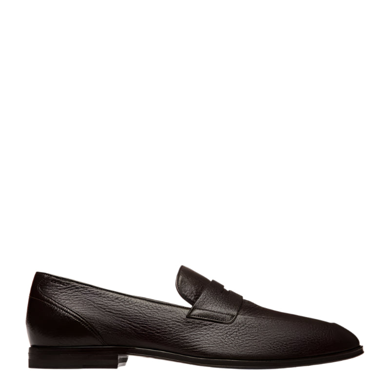 Classic Penny Loafer with Textured Leather