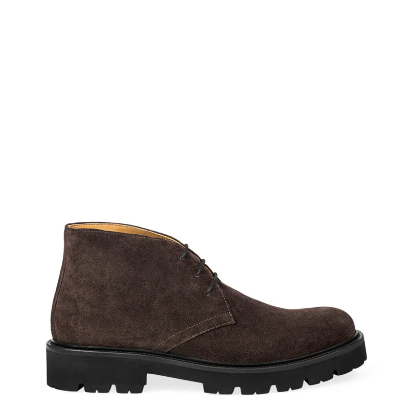 Luxury Suede Desert Leather Chukkas Boot Blue