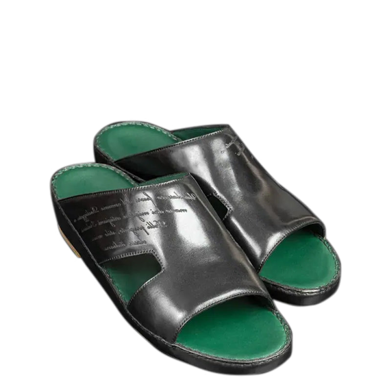 Stylish Fields Open Toe Comfort Arabic Olive Green Sandal