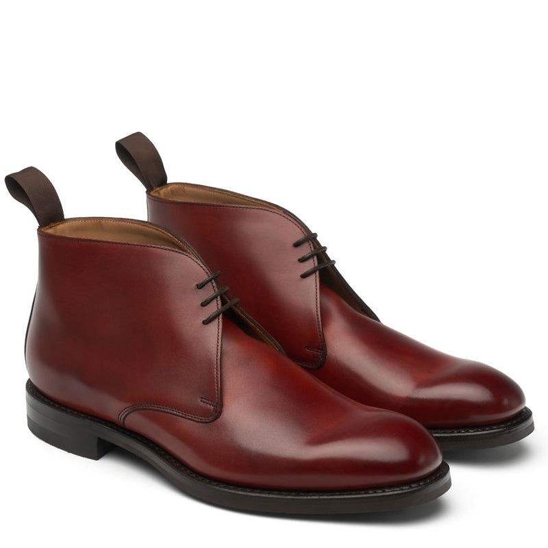 Polished Shiny Leather Chukkas Boot
