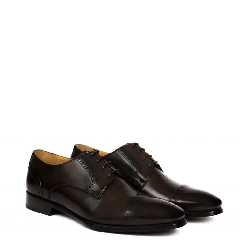 Premium Wholecut Leather Formal Oxford Light Brown Shoe