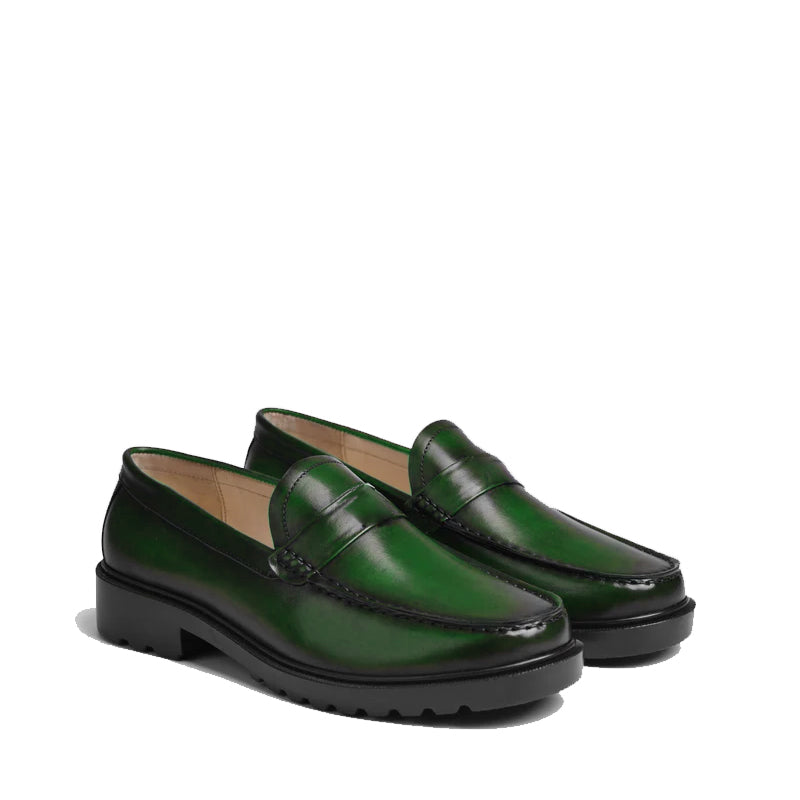 Platform Plain Loafer Shoes