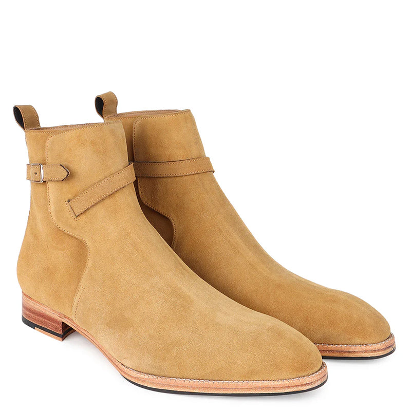 Men Suede Handmade Leather Jodhpur Ankle Boot