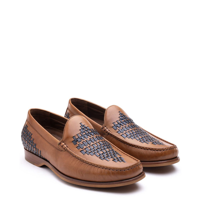 Men Slip-On Leather Tassel Loafer