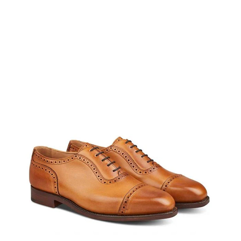 Classic Premium Leather Captoe Oxford Shoe
