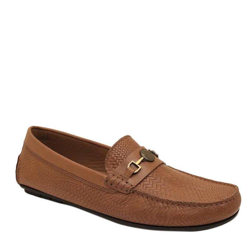 Premium Leather Slip On Tan Loafer For Men