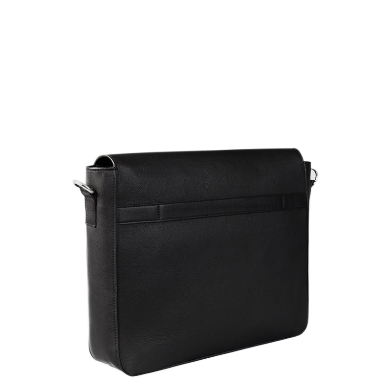 Carismatico Leather Messenger Grey Bag For Men