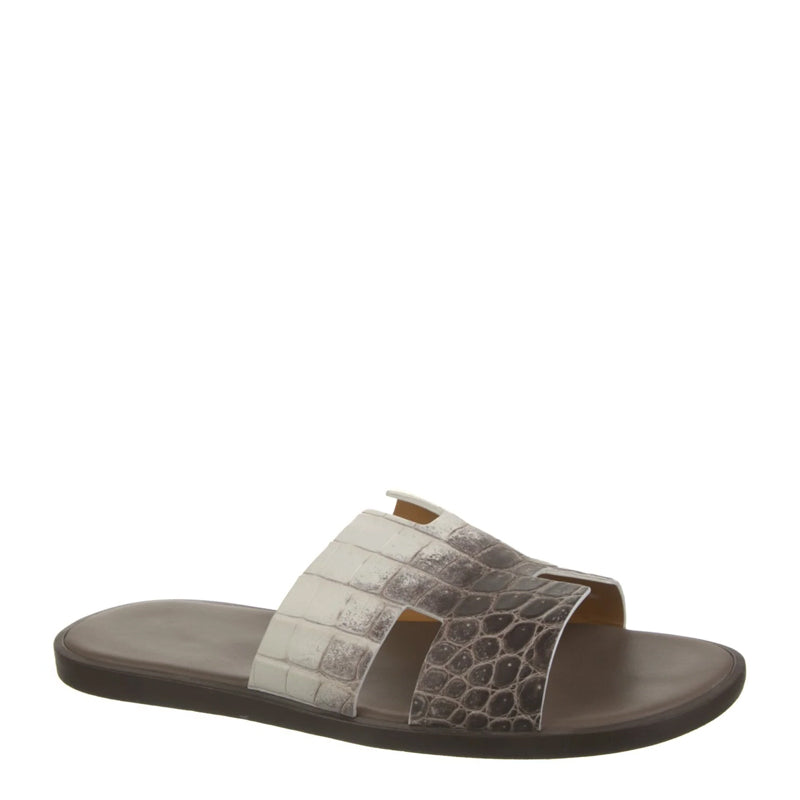 Luxury Croco Leather Matte Oran Sandal