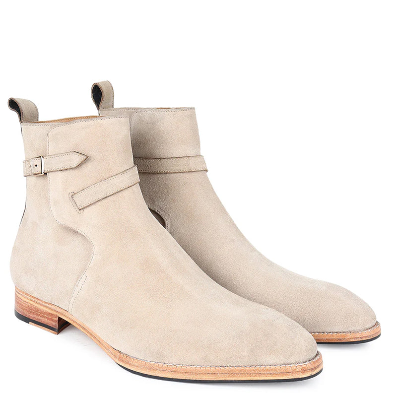 Men Suede Handmade Leather Jodhpur Ankle Boot