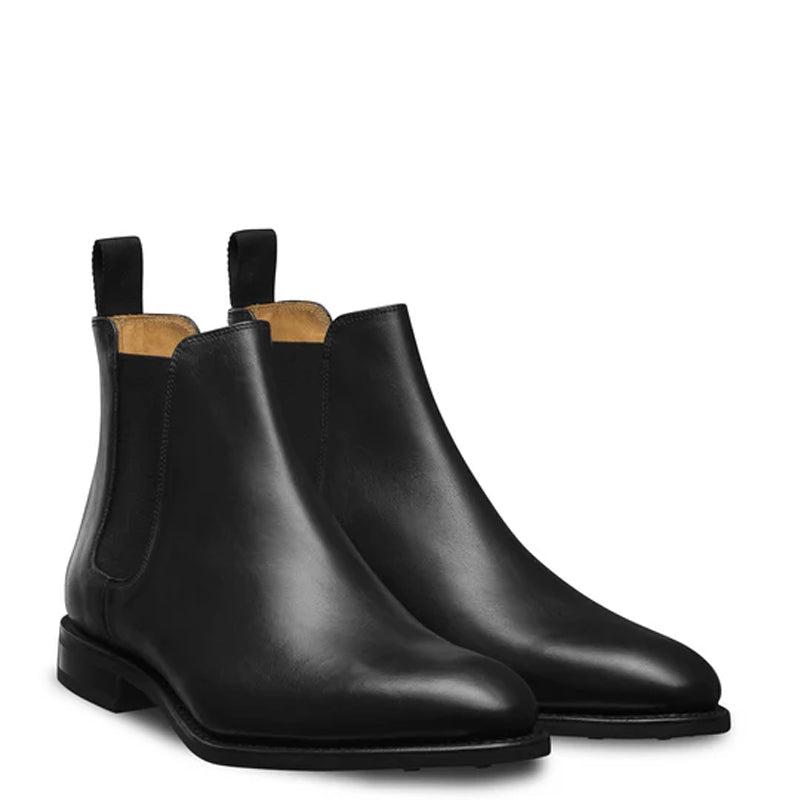 Luxury Polished Leather Handmade Chelsea Boot