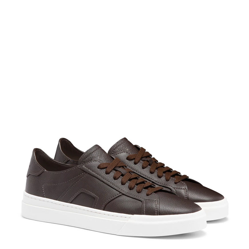 Men Tumbled Double Buckle Sneakers