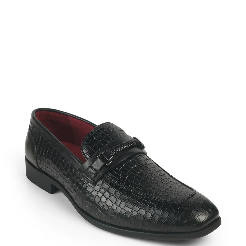 Men Crocodile Pattern Leather Stylish Loafer