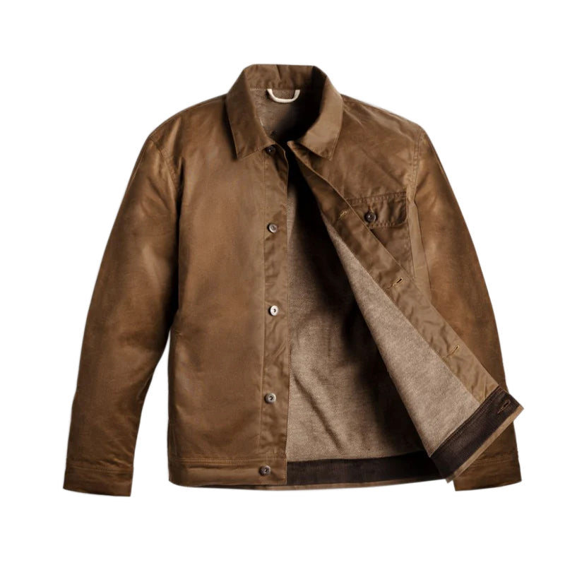 Campo In Tela Cerata Jacket Charcoal