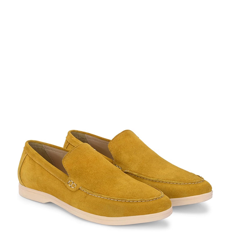 Suede Leather Moccasin Loafer Shoe For men