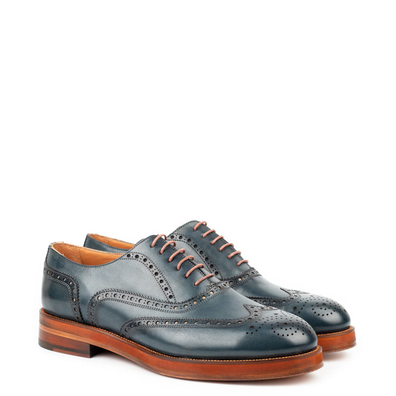 Classic Design Wingtip Pure Leather Oxford Shoe