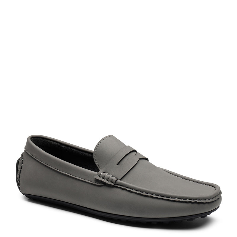 Heritage Style Suede Moc Toe Penny Loafer