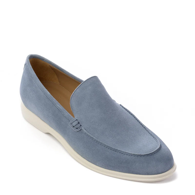 Premium Suede Leather Green Loafer For Men