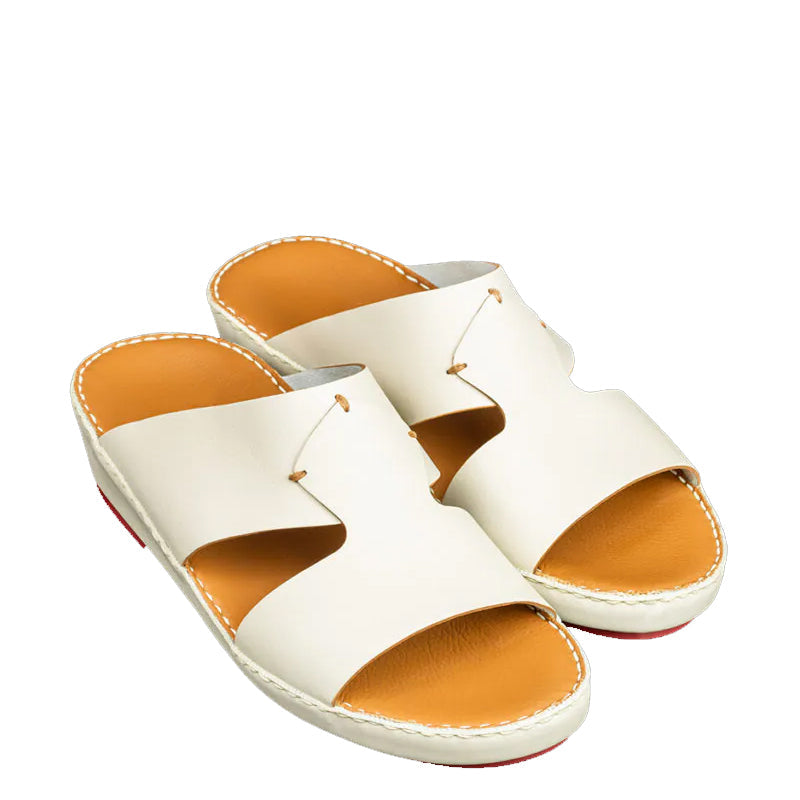Accented Slip On Comfort Arabic Blue Sandal