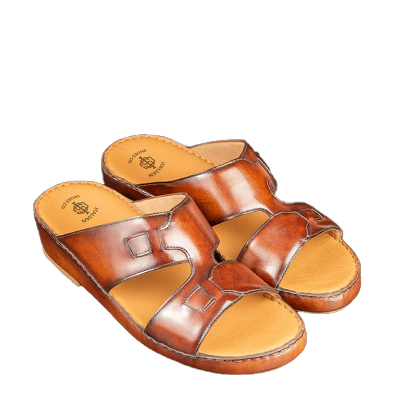 Open Toe Classic Comfort Arabic Tan/Brown Sandal