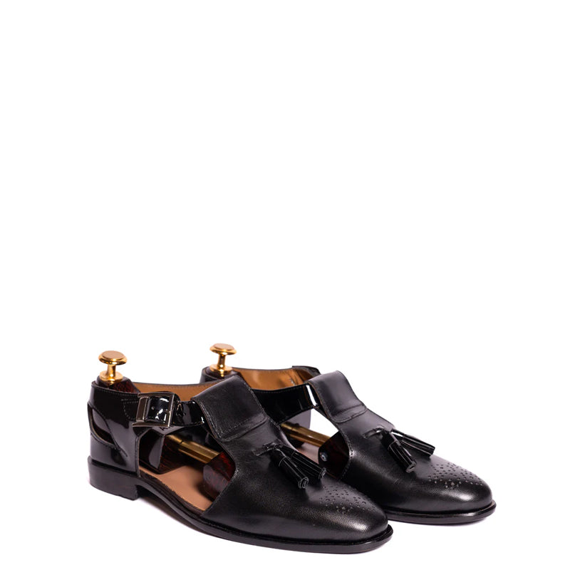 Back Strap Leather Comfort Pathani Sandal