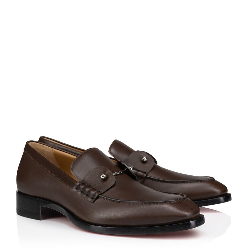 Patent Croco Print Leather Loafer For Men