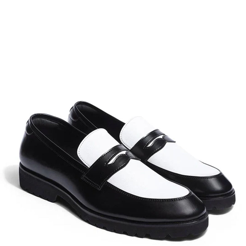 Penny Slip On Leather Loafers For Men