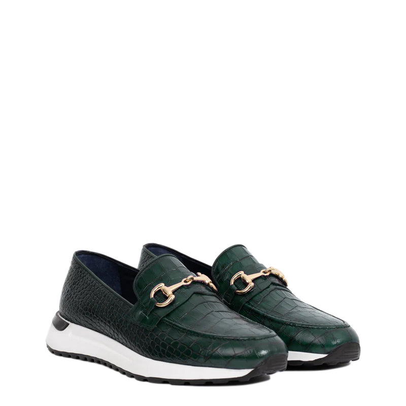 Crocodile Leather Loafer Men s Shoe