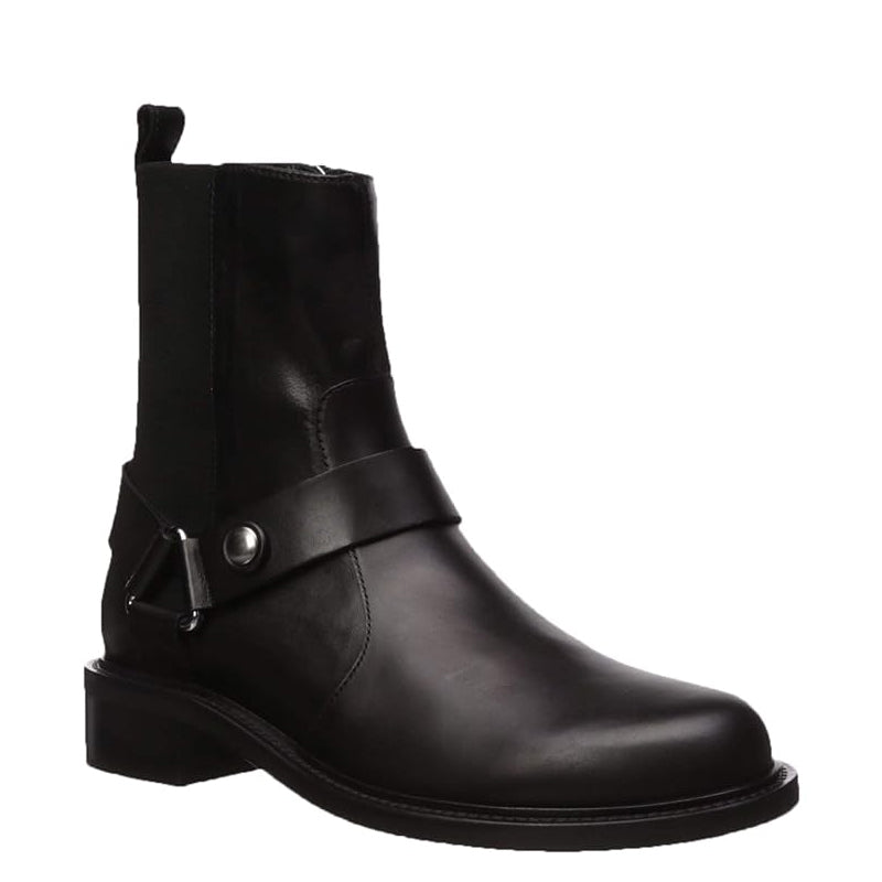 Men s Black Calf Leather Jodhpur Boot