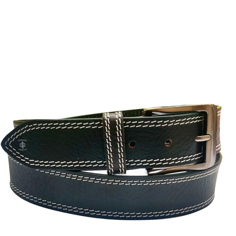Doppia cucitura Leather Belt
