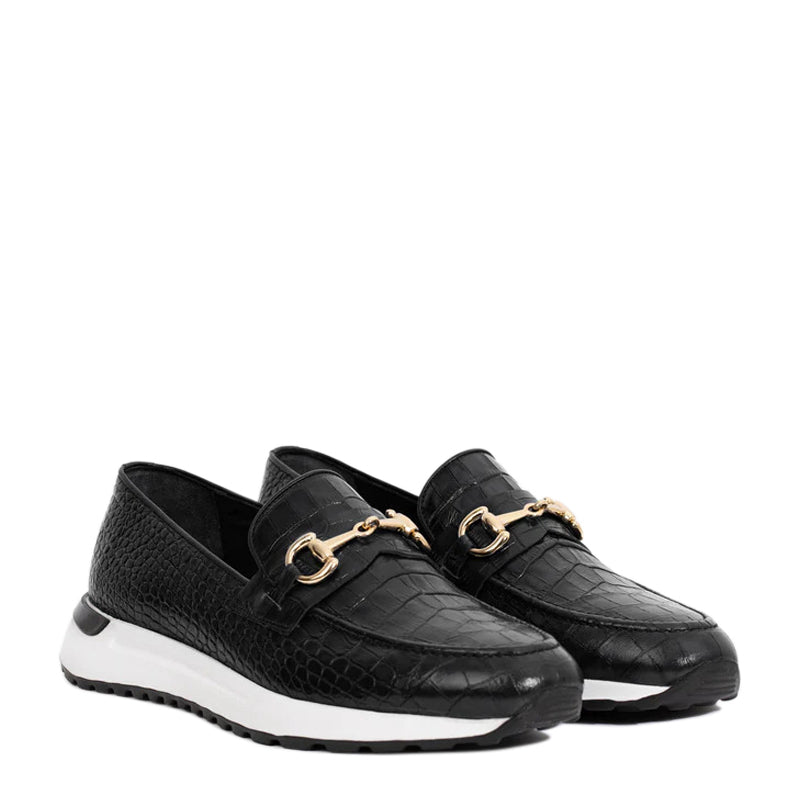 Crocodile Leather Loafer Men s Shoe